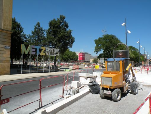  travaux aux abords de l'Esplanade